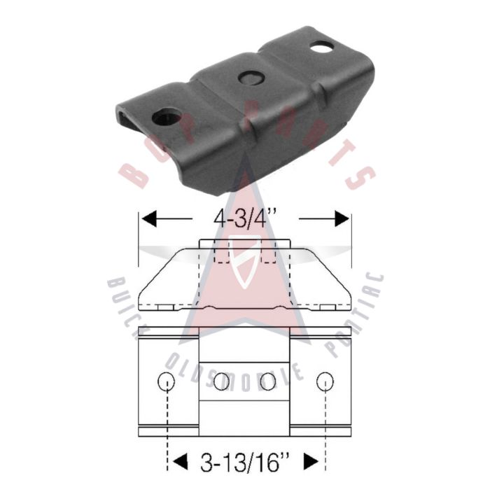 Universal Buick, Oldsmobile, and Pontiac Transmission Mount 