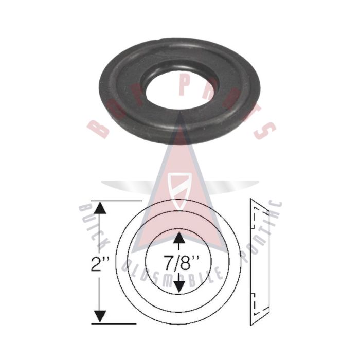 1967 1968 Buick (See Details) Antenna Mount Rubber Pad