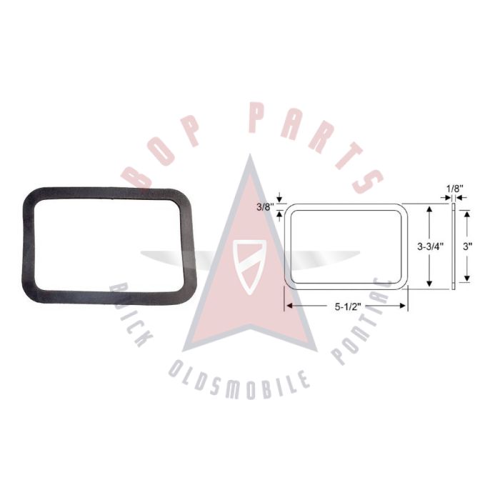 1958 Buick, Oldsmobile, and Pontiac (See Details) Wiper Motor Mounting Gasket 