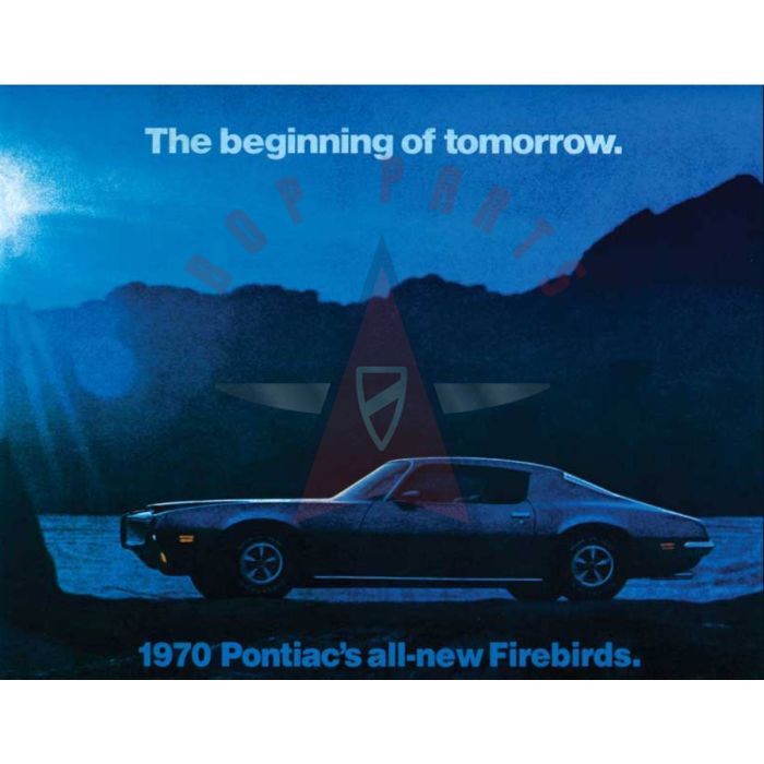 1970 Pontiac Firebird Large Color Sales Brochure [PRINTED BROCHURE]