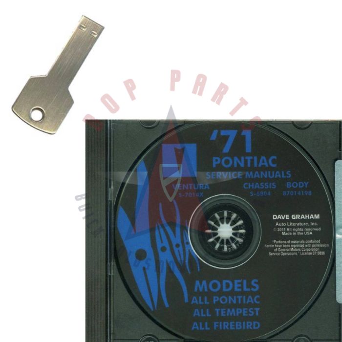 1971 Pontiac Shop Manual [USB Flash Drive]