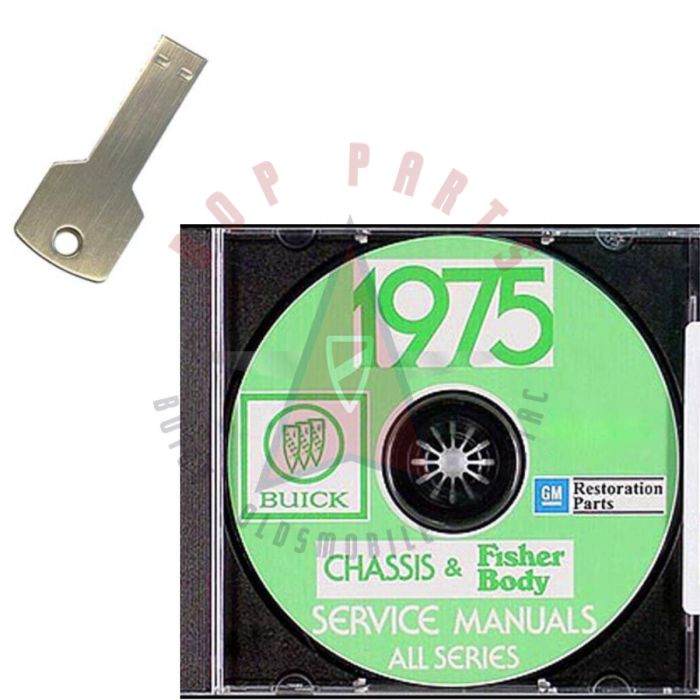 1975 Buick Chassis and Fisher Body Service Manuals [USB Flash Drive]