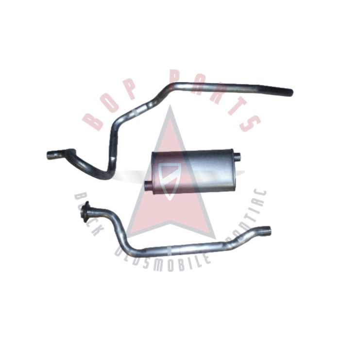 
1975 1976 1977 Pontiac LeMans and Grand Am V8 (See Details) Stainless Steel Single Cat-Back Exhaust System

