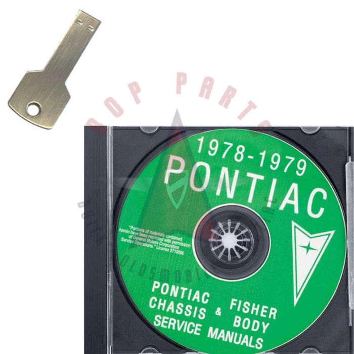 1978 1979 Pontiac Chassis and Fisher Body Service Manuals [USB Flash Drive]