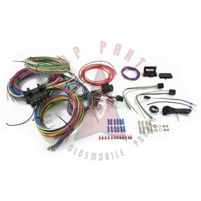 Universal 20-Circuit 12-Volt Wiring Harness Kit