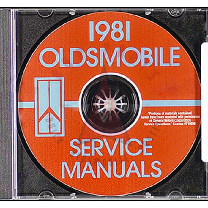 1981 Oldsmobile Service and Fisher Body Manuals [CD]