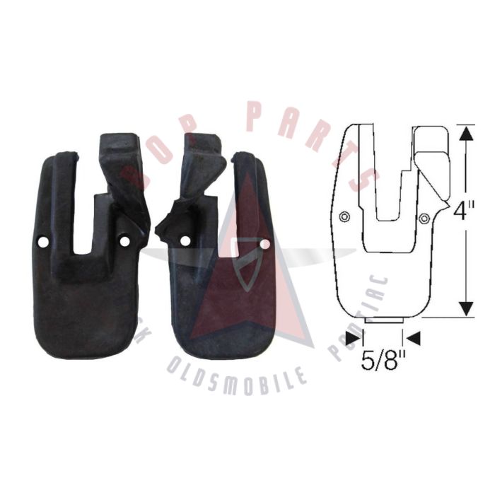 
1967 1968 1969 Pontiac Firebird (See Details) U Jamb Lock Pillar Fillers 1 Pair
