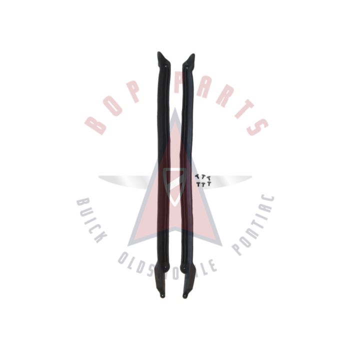 1966 1967 Buick, Oldsmobile, and Pontiac 2-Door Convertible (See Details) Hinge Pillar Weatherstrips 1 Pair 