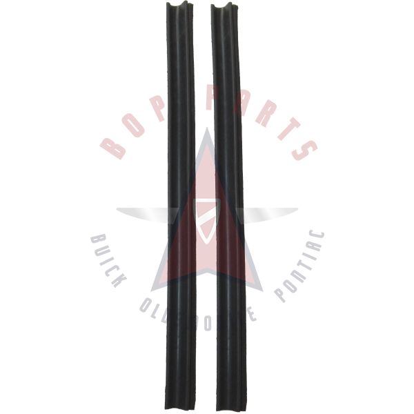 1961 1962 1963 1964 Buick, Oldsmobile And Pontiac 2-Door Convertible (See Details) Side Window Leading Edge Rubber Weatherstrips 1 Pair