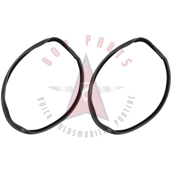1955 1956 1957 Buick, Oldsmobile, And Pontiac (See Details) Headlight Outer Rim Seal Gaskets 1 Pair