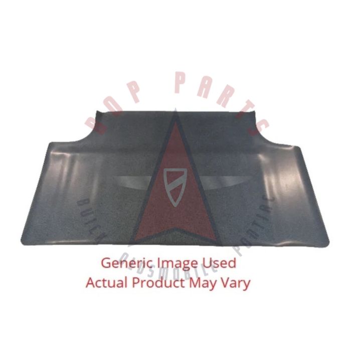 1962 Pontiac Catalina Convertible Trunk Mat Rubber Aqua Herringbone (2 Pieces)