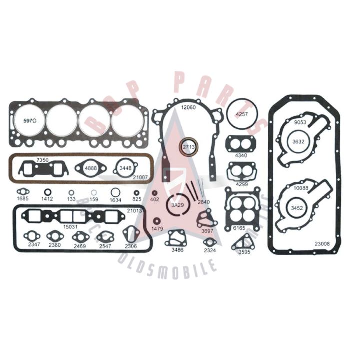 1957 1958 1959 1960 1961 1962 1963 1964 1965 1966 Buick 364, 400, 401, 425 V8 Complete Engine Gasket Set