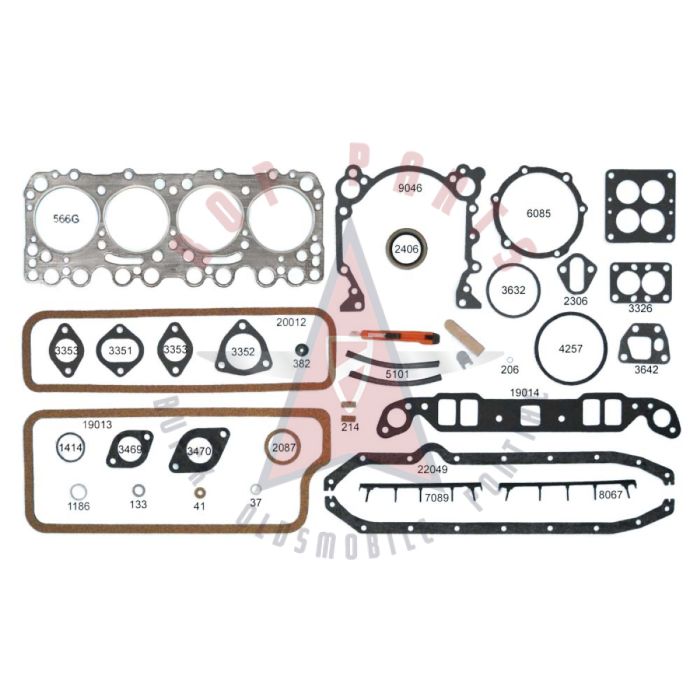 1949 1950 1951 1952 1953 Oldsmobile 303 V8 Complete Engine Gasket Set