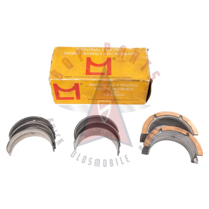 1986 1987 1988 1989 1990 Buick, Oldsmobile, And Pontiac (See Details) 173, 181, And 231 Engines Main Engine Bearings STD Set (8 Pieces) NORS