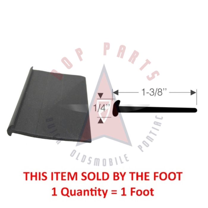 Buick, Oldsmobile, and Pontiac Universal Rubber Mounting Pad (Sold By The Foot) 
