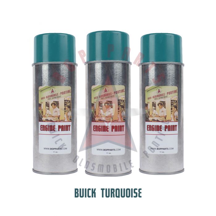 1942 1943 1944 1945 1946 1947 1948 1949 1950 1951 1952 1953 Buick Turquoise Engine Paint (3 Cans)