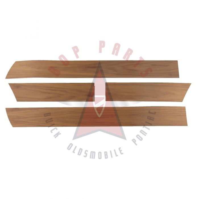 1965 Buick Riviera Door and Quarter Walnut Wood Veneer (4 Pieces)