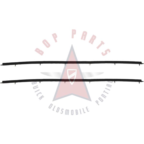 Buick, Oldsmobile (See Details) Outer Beltline Weatherstrip (2 Pieces)