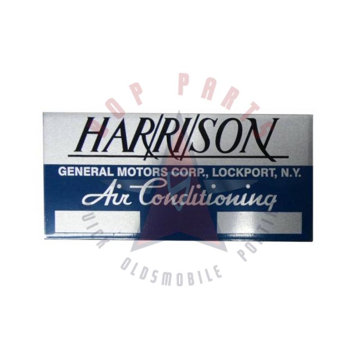 
1955 1956 1957 1958 1959 1960 1961 Buick Harrison Air Conditioning (A/C) Evaporator Box Decal