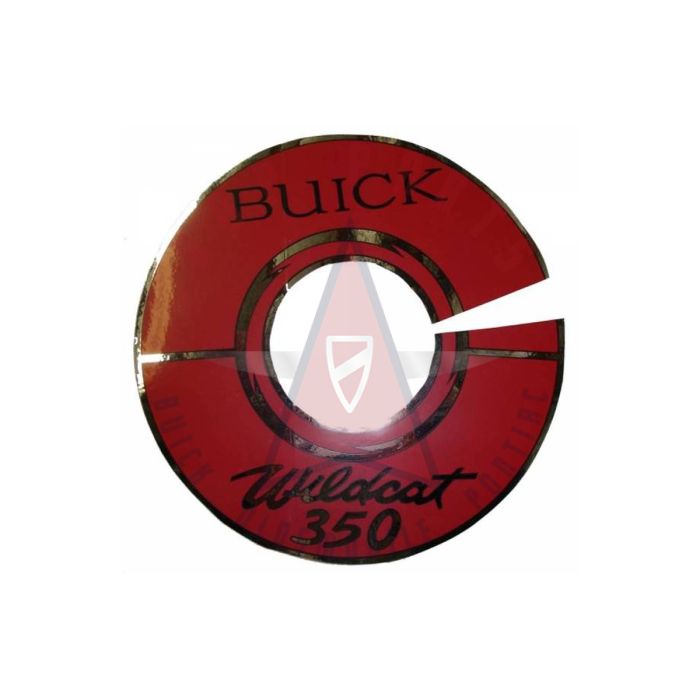1966 Buick Wildcat 350 Engine Air Cleaner Decal