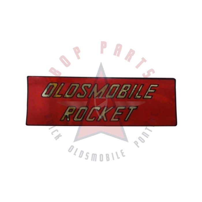 1957 1958 Oldsmobile "Rocket" Air Cleaner Decal