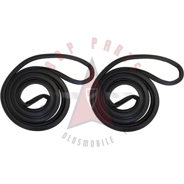 1954 Buick And Oldsmobile (See Details) Front Door Rubber Weatherstrip 1 Pair