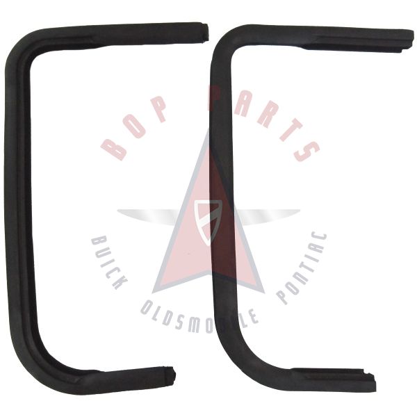 1954 1955 1956 Buick And Oldsmobile Sedan And Wagon (See Details) Front Door Vent Window Rubber Weatherstrips 1 Pair
