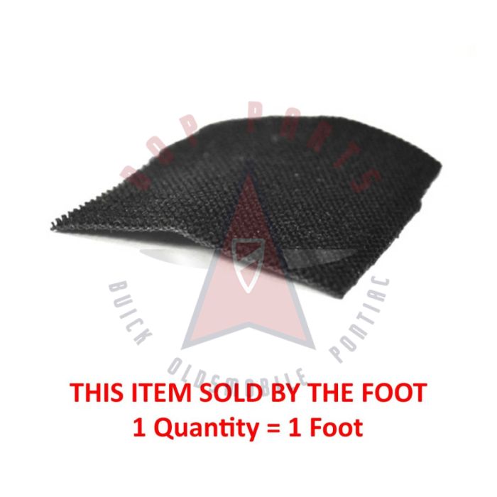 Universal Buick, Oldsmobile, and Pontiac Mohair Felt Window Channel Lining Material (Sold By The Foot)  