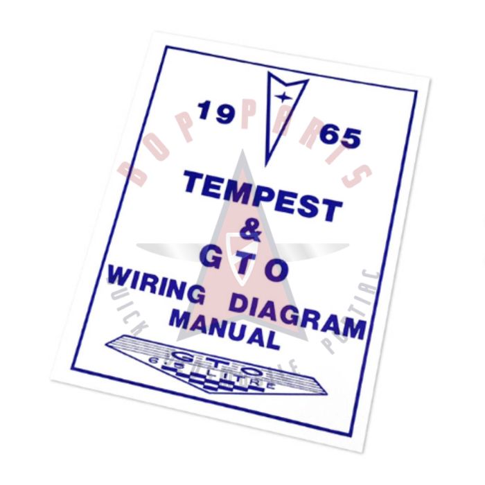 1965 Pontiac GTO, Tempest, and LeMans Wiring Diagram Manual [PRINTED BOOKLET]