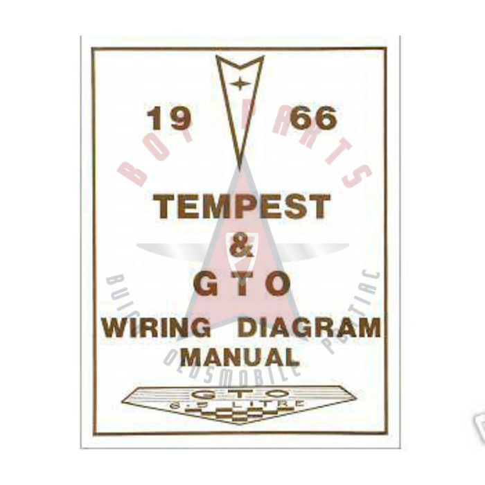 1966 Pontiac GTO, Tempest, and LeMans Wiring Diagram Manual [PRINTED BOOKLET]