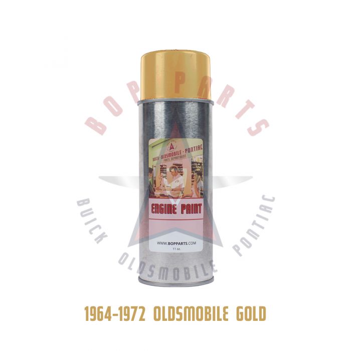 1964 1965 1966 1967 1968 1969 1970 1971 1972 Oldsmobile 330 V8 and 350 V8 Gold Engine Paint (1 Can)