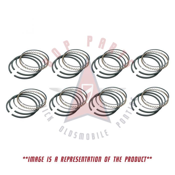 1965-1967 Oldsmobile Cutlass 400 V8 Engine (For 4 Inch Bore Pistons) Piston Ring Set