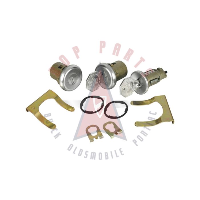 
1968 Pontiac (See Details) Ignition and Door Lock Set WITH Two Octagon Head Keys [Original Style] (11 Pieces)
