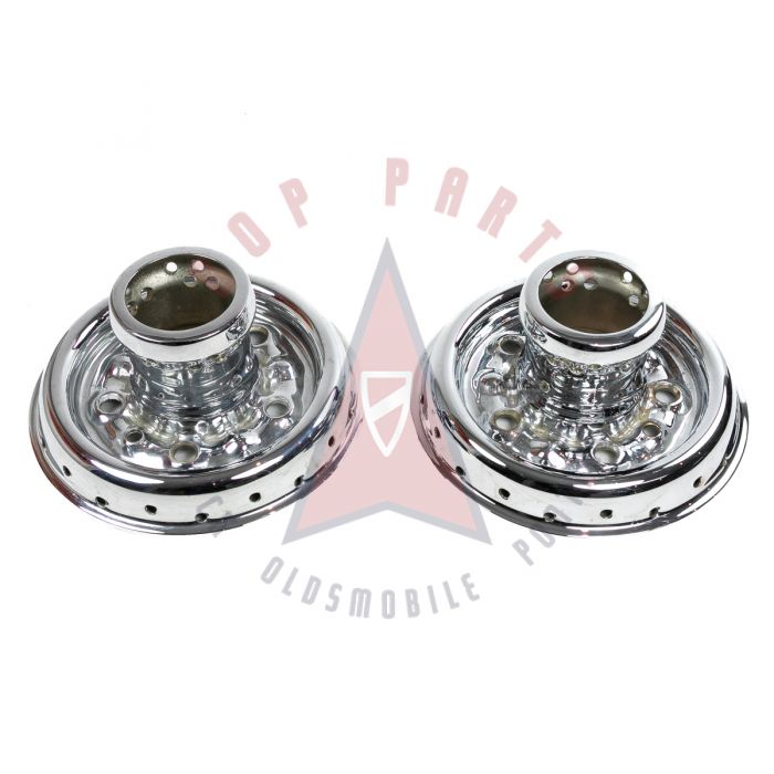 1953 Buick Skylark Wire Wheel Hubs 1 Pair RESTORED/RE-PLATED