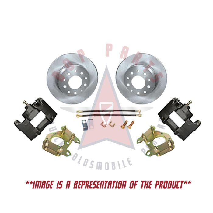 1953-1966 Oldsmobile Rear Disc Brake Conversion Kit (CUSTOM MEASUREMENTS REQUIRED)