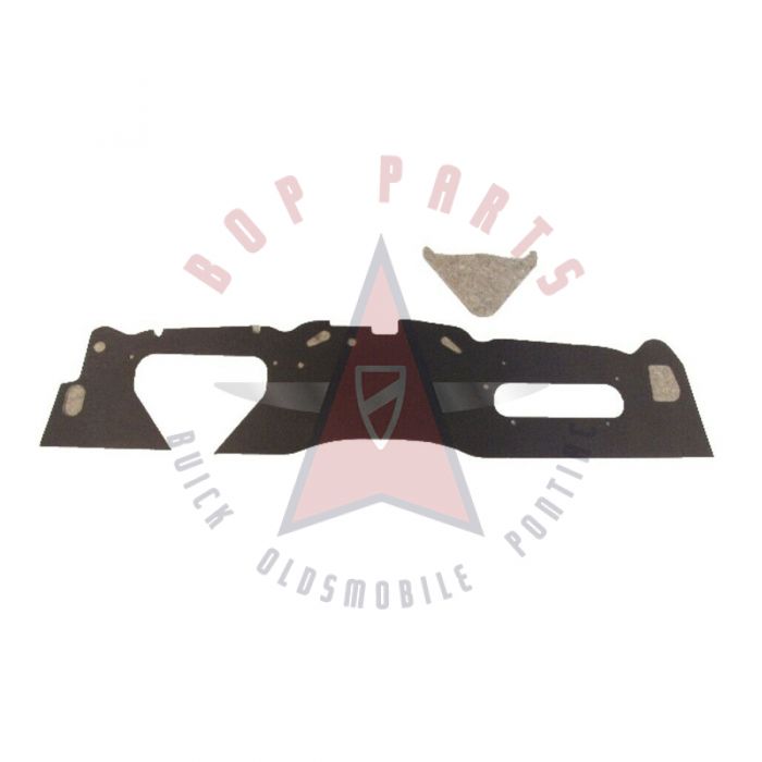 1964-1967 Oldsmobile Cutlass (WITH Air Conditioning) Firewall Pad (WITH Clips)