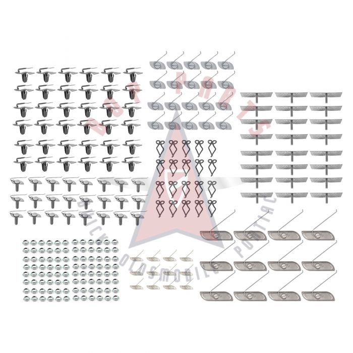 Universal Exterior Body Molding Clip Kit (240 Pieces)