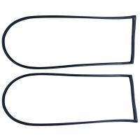 1955 1956 1957 Pontiac Chieftain 2-Door Station Wagon Rear Quarter Side Fixed Window Rubber Weatherstrips 1 Pair