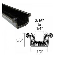 Universal Upper Rigid Run Channels (18 Inch Length) 1 Pair 