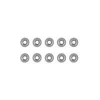 Universal Flat Push-On Retainer Clip Set (For 1/8 Inch Stud Size Non-Threaded Fasteners) (10 Pieces) 