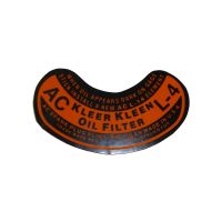 1937-1956 Buick Oil Filter Decal L-4