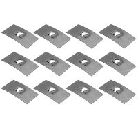 Universal Flat Nut Clip Set (1/2 Inch Wide x 7/8 Inch Long) (12 Pieces) 