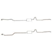 1961 1962 1963 1964 Pontiac (See Details) Aluminized Dual Exhaust System WITH 2 Mufflers