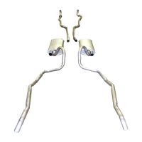1964 1965 1966 1967 1968 1969 1970 1971 1972 1973 1974 Pontiac V8 (See Details) Stainless Steel Dual Exhaust System WITH 2 Mufflers