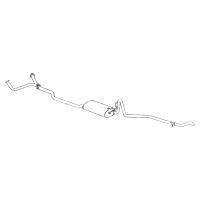 1960 1961 1962 1963 1964 Buick Invicta, Le Sabre, Electra and Wildcat (See Details) Aluminized Single Exhaust System 