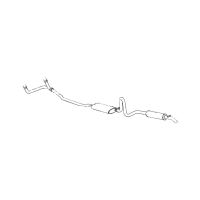 1971 1972 1973 1974 Buick Le Sabre (See Details) Aluminized Single WITH 1 Muffler Exhaust System