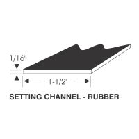 Universal 1/16 Inch Sash Channel Filler (1 Piece)