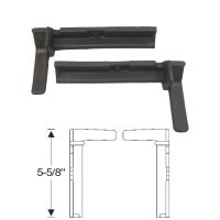 1954 1955 1956 Buick And Oldsmobile 2-Door Hardtop (See Details) Front Door Upper Corner Roof Rail Filler Rubber Weatherstrips 1 Pair