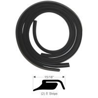 1949 1950 1951 Oldsmobile (See Details) Fender Skirt Edge Rubber Weatherstrips 1 Pair