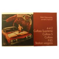 1968 Oldsmobile 442, Cutlass, Cutlass Supreme, F-85, and Station Wagon Models (See Details) Owner's Manual [PRINTED BOOK]